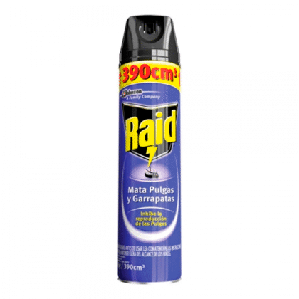 INSECTICIDA RAID MATA PULGAS Y GARRAPATAS