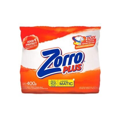 JABON EN POLVO ZORRO MATIC 400G