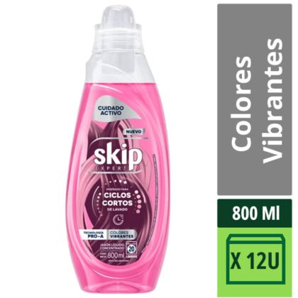JABON LIQ. CONCENTRADO SKIP 800ML COLORES