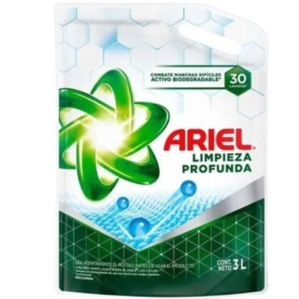 JABON LIQUIDO ARIEL LIMPIEZA PROFUNDA 3L