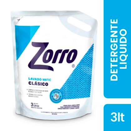 JABON LIQUIDO P/ DILUIR ZORRO RINDE 3L