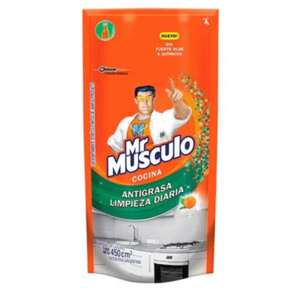 MR MUSCULO ANTIGRASA COCINA NARANJA 450ML