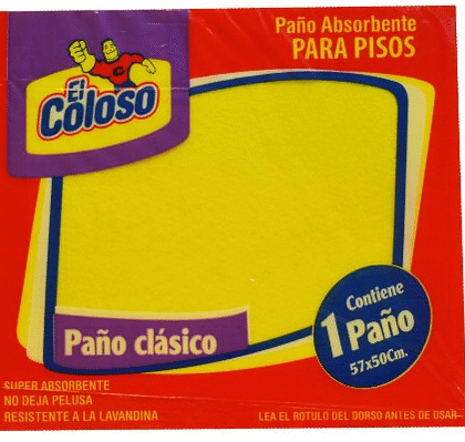 PAÑO ABSORVENTE MULTIUSO COLOR EL COLOSO X3