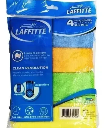 PAÑO MICROFIBRA MULTIUSO LAFFITTE 30X30