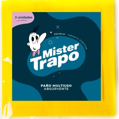 PAÑO MULTIUSO MISTER TRAPO X3