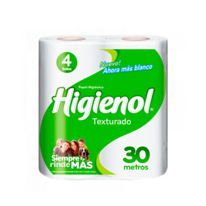 PAPEL HIGIÉNICO HIGIENOL TEXTURADO 4 X 30MTS