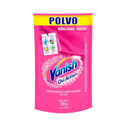 POTENCIADOR DE LAVADO EN POLVO VANISH 120G