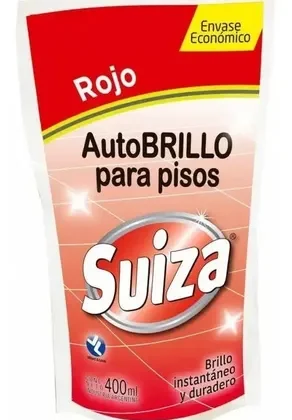 REPUESTO CERA SUIZA AUTOBRILLO ROJO 400ML