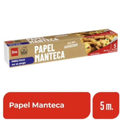 ROLLO PAPEL MANTECA EL COLOSO 5 MTS
