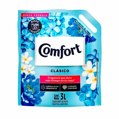 SUAVIZANTE DE ROPA COMFORT CLASICO 3L