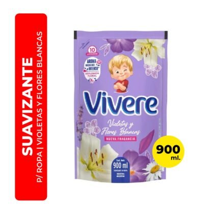 SUAVIZANTE DE ROPA VIVERE VIOLETAS Y FLORES