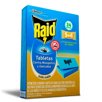 TABLETAS RAID 24 NOCHES
