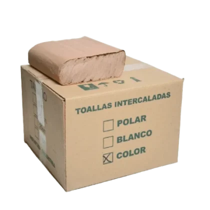 TOALLA INTERCALADA BEIGE ECO X 1000 U