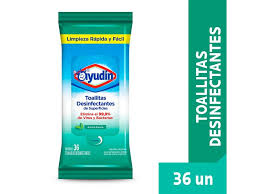 TOALLAS DESINFECTANTES AYUDIN X 36U