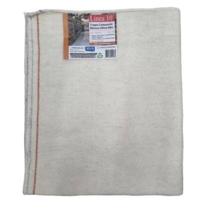 TRAPO DE PISO BLANCO LINEA 10 4X58 CM