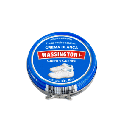 WASSINGTON CREMA BLANCA PARA CUERO Y CUERINA