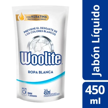 WOOLITE ROPA BLANCA 450ML