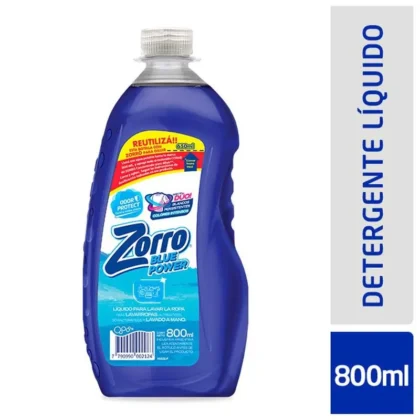 ZORRO BLUE POWER JABON LIQUIIDO X 800 ML