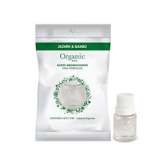 ACEITE P/HORNITO "ORGANIC" JAZMIN Y BAMBÚ 12ML