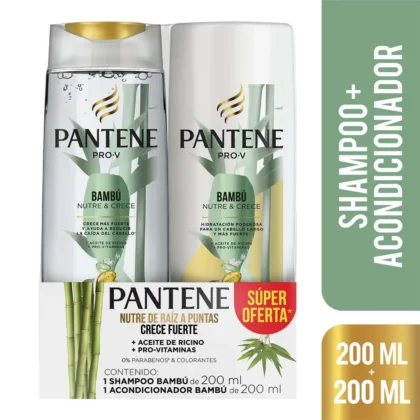 ACONDICIONADOR PANTENE BAMBU SOLUTIONS 200ML