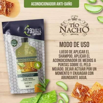 ACONDICIONADOR TIO NACHO ANTIDAÑO 400ML