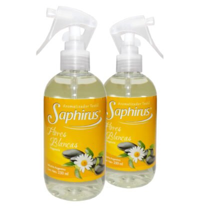 AROMATIZADOR SAPHIRUS 250ML FLORES BLANCAS