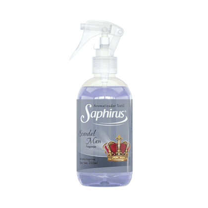 AROMATIZADOR TEXTIL SAPHIRUS 250ML SCANDAL MAN