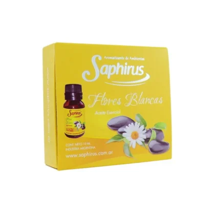 AROMATIZANTE ACEITE SAPHIRUS FLORES BLANCAS
