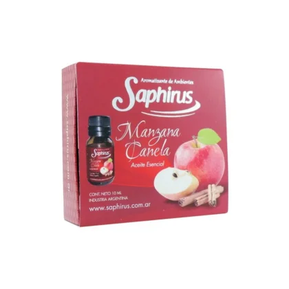 AROMATIZANTE ACEITE SAPHIRUS MANZANA Y CANELA