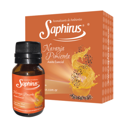 AROMATIZANTE ACEITE SAPHIRUS NARANJA Y PIMIENTA