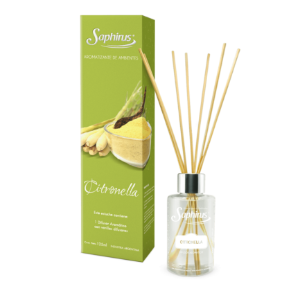 AROMATIZANTE SAPHIRUS 125ML CITRONELLA