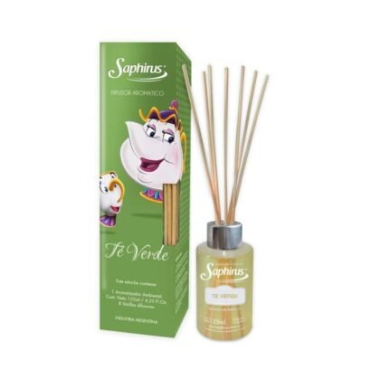 AROMATIZANTE SAPHIRUS 125ML LAVANDA Y TE VERDE