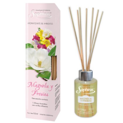 AROMATIZANTE SAPHIRUS 125ML MAGNOLIA Y FRESIAS