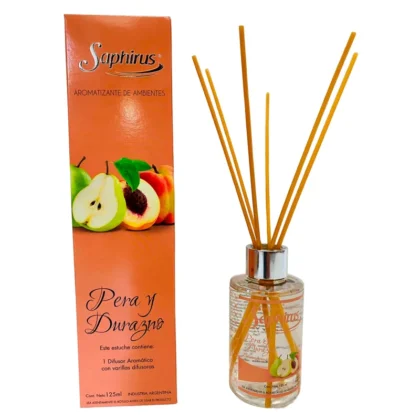 AROMATIZANTE SAPHIRUS 125ML PERA Y DURAZNO