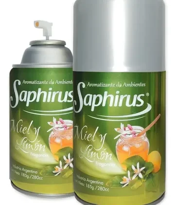 AROMATIZANTE SAPHIRUS MIEL Y LIMON 280CC