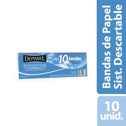 BANDAS DEPILATORIAS DEPIMIEL X10