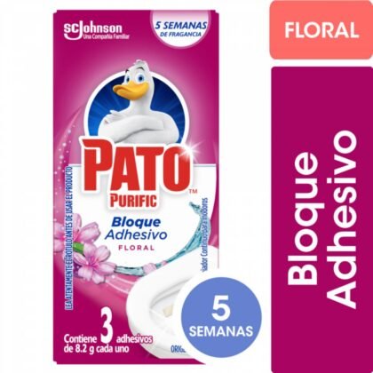 BLOQUE ADHESIVO PATO FLORAL