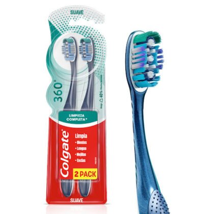 CEPILLO DE DIENTES COLGATE 360 SUAVE X2