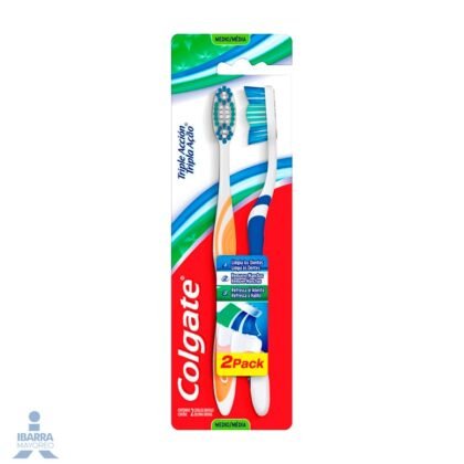 CEPILLO DENT COLGATE 2X1 TRIPLE ACCION