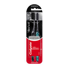 CEPILLO DENTAL COLGATE 2X1 SLIM SOFT BLACK SUAVE