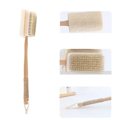 CEPILLO PARA BAÑO MADERA MANGO DESMONTABLE