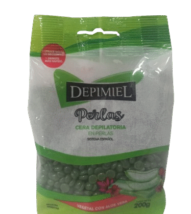 CERA DEPILATORIA EN PERLAS ALOE VERA DEPIMANIA