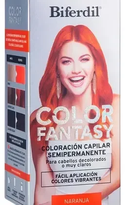 COLORACION CAPILAR SEMIPERMANENTE NARANJA