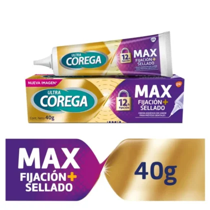 COREGA ULTRA MAX FIJACION Y SELL X 40G