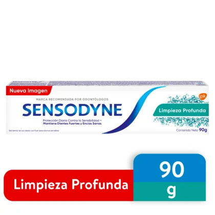CR DENTAL SENSODYNE LIMPIEZA PROFUNDA 90G