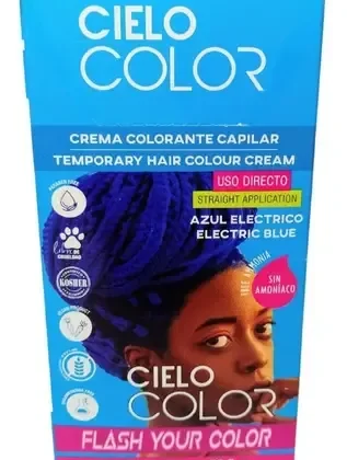 CREMA COLORANTE CIELO COLOR AZUL ELECTRICO