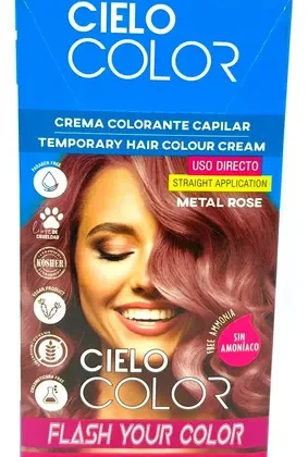 CREMA COLORANTE CIELO COLOR METAL ROSE