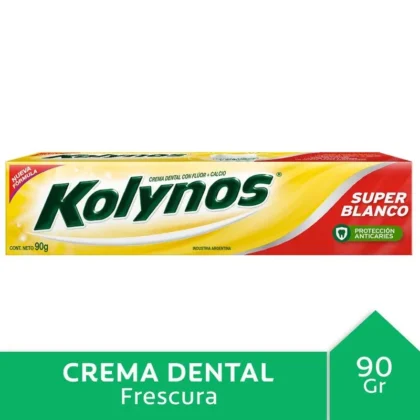 CREMA DENTAL KOLYNOS SUPER BLANCO 90G