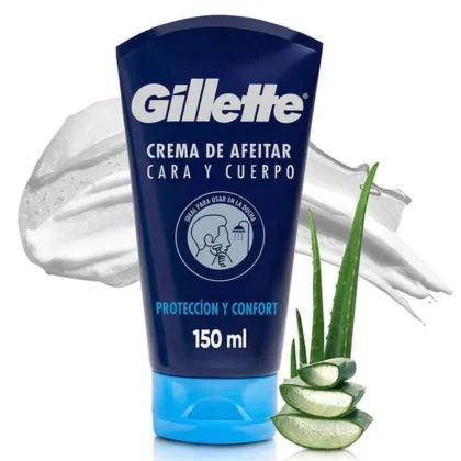 CREMA P/ AFEITAR GILLETTE ALOE 150ML