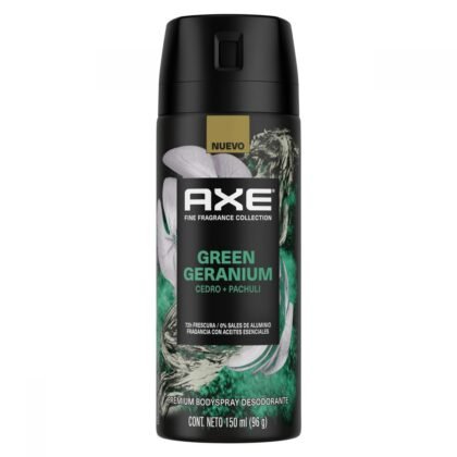 DESODORANTE AXE GREEN GERANIUM X 150ML